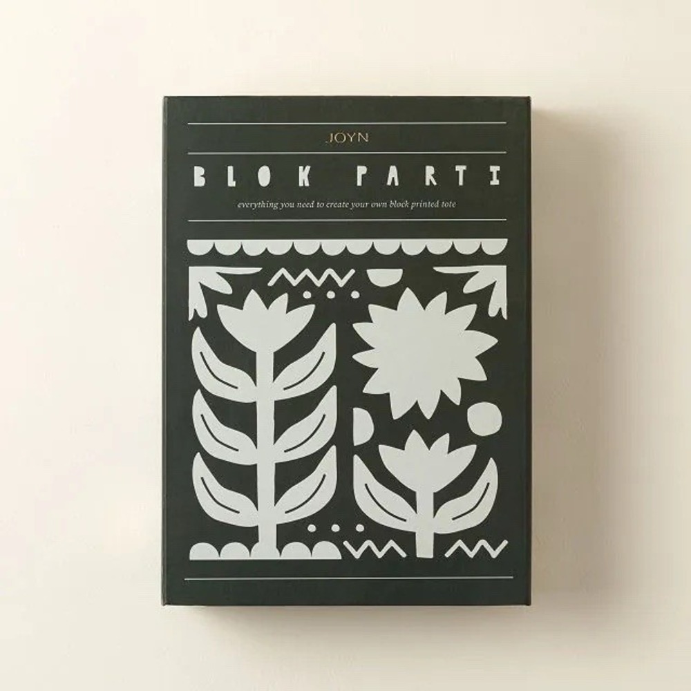 Block Printing Kit Joyn Blok Parti Custom Tote Bags Create Your Own Print Design
